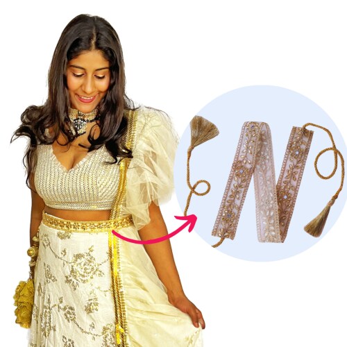 The Cool GrandMom Perfect Ethnic Traditional Handmade Lehenga belt for Women (40)