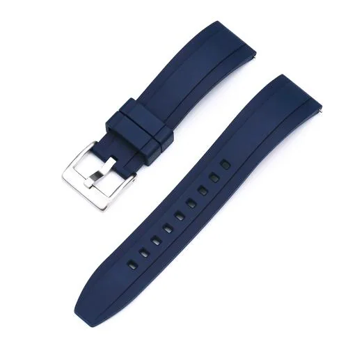 20mm Blue - WAMD Quick Release FKM Rubber Watch Strap - Datona