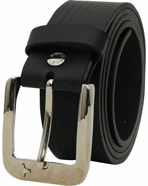 BULCHEE Men Casual Black Genuine Leather Belt