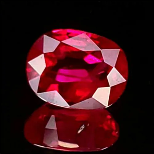 The Gallery of Gemstone Pure Stone Original Certified 4 Carat Precious Burma Ruby Pure Red
