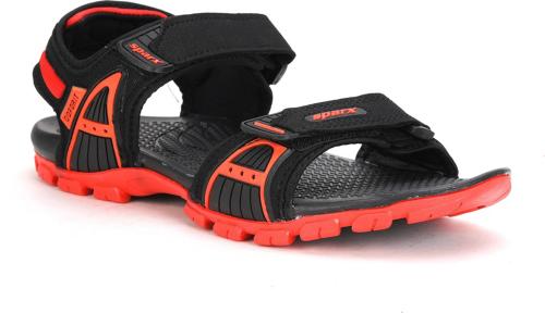 Sparx Men SS-492 Black Red Floater Sandals