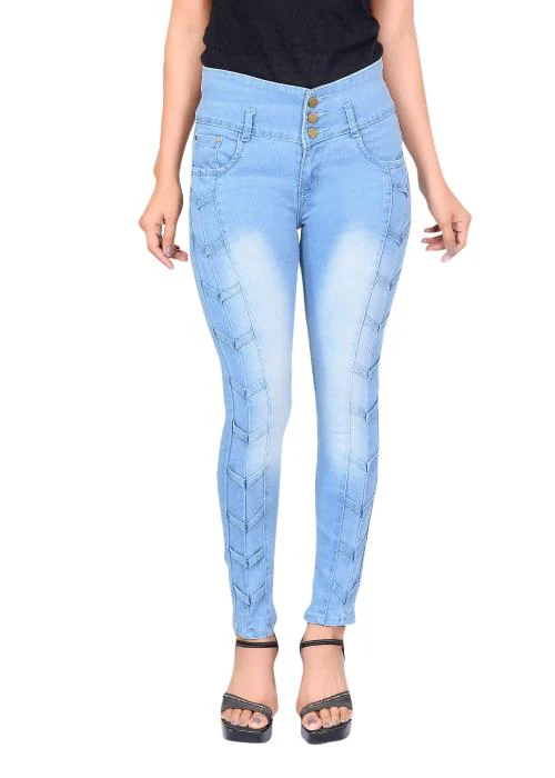 Buy Women 3 Button Jeans Online at Best Prices in India - JioMart.