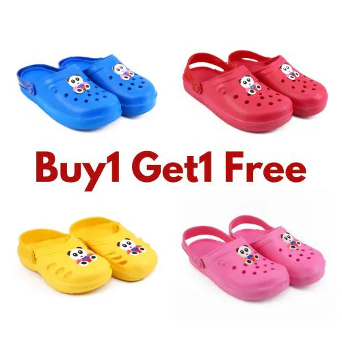 Ziesha Kids Crocs Slipper For Boys And Girls Buy1 Get1 Free