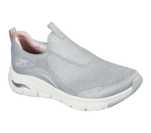Skechers ARCH FIT Grey ARCH FIT SLIP ON, Women,