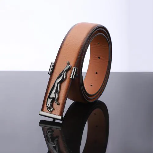 KASTNER Men’s Artificial Leather Belt Stylish, Durable & Adjustable Formal Casual Wear Belt