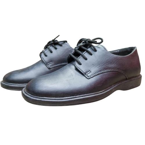 AASHRAY Sega Leather Black Color School Shoes for Boys