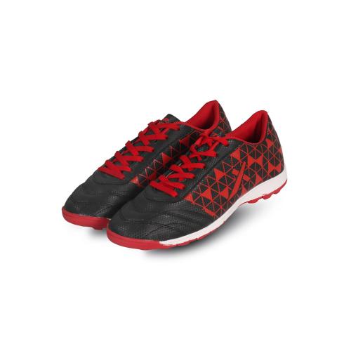 Vector X Discovery Indoor Football Shoes for Men (Black-Red)