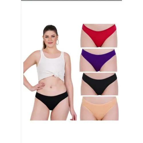 CLOTERI Cotton Panty Super Soft, Comfortable, Breathable Underwear for Ladies (Multi-Coloured) (Size-M)