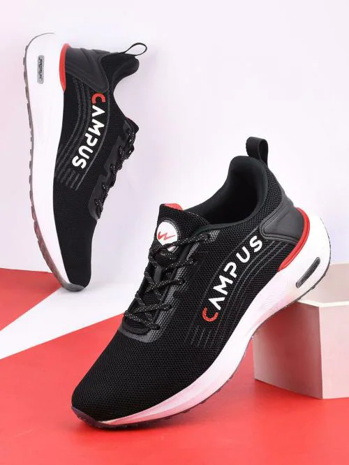 Buy Campus CAMP HENRY BLK/RED Men's Running shoes Online at Best Prices