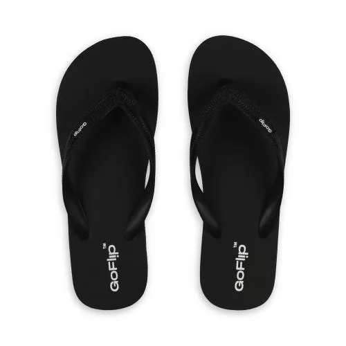 GoFlip Men's Anti Slip Natural Rubber Flip Flops