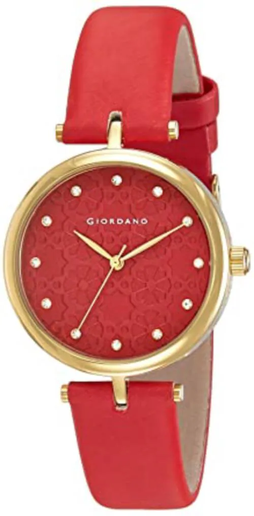 Buy Giordano Analog Red Dial Red Strap Watch For Women Online at Best Prices in India JioMart.