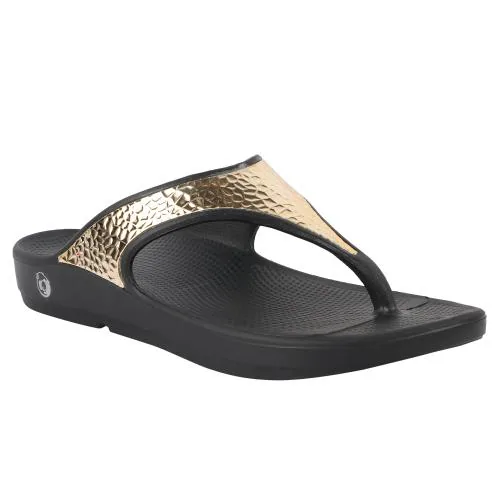 Neoz Black Flip Flops for Women