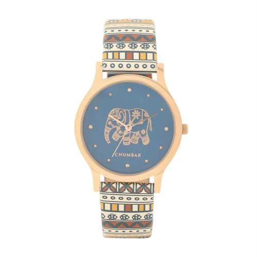 Chumbak Analog Multicolor Dial Multicolor Strap Watch For Women