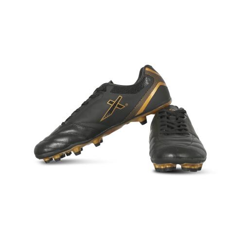 Vector X Blaze-2.0 Football Shoes for Men's (Black-Gold)