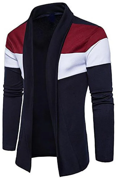 Indra Fashion Men Multicolor Striped Cotton Blend Jacket