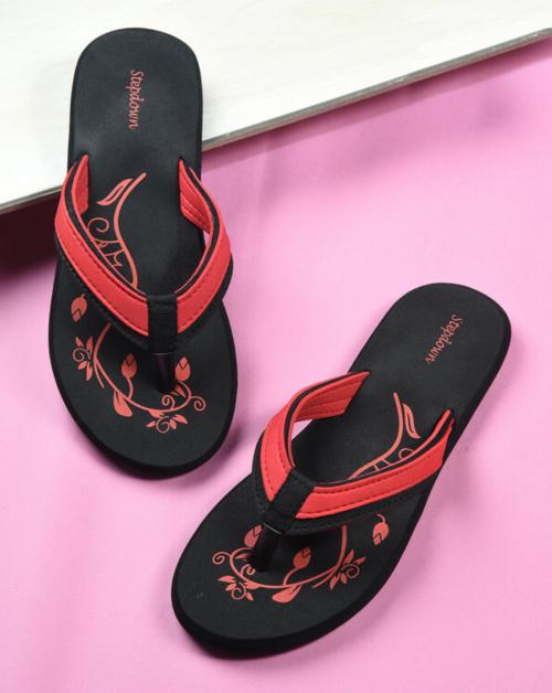 STEP DOWN Slippers For Women(Black )