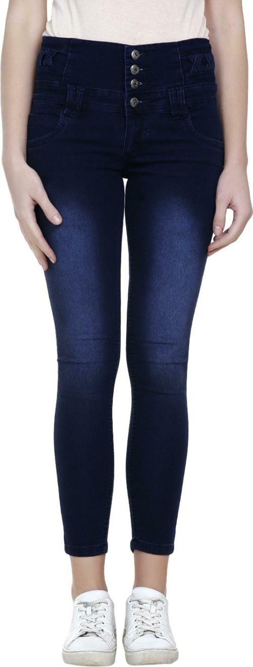 Nifty Women Blue Solid Denim Jeans