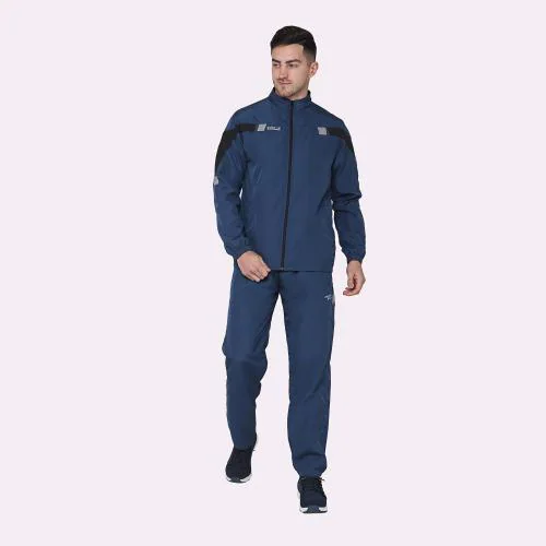 EdenSports Men's Tracksuit Athletic Full Zip Casual Sports Jogging Gym Sweatsuit(Air Force,Size-L)