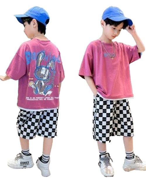 Gudpig Stylish Boys Cotton Printed Top&Bottom sets(pack of 1)