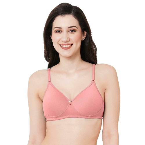 Planet Inner Women Rose Polycotton T-Shirt Bra (32B size)