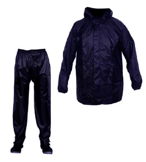 N G Products Semi Nylon Water Resistant Rain Coat with Pant