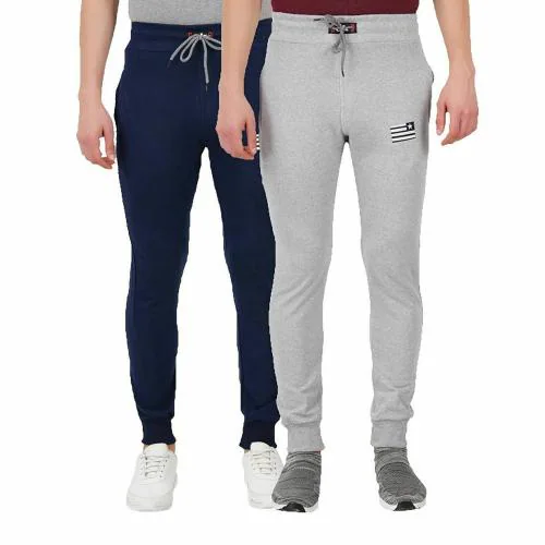 e1k Mens Cotton Track Pant_Pack of 2_Multicolor_L