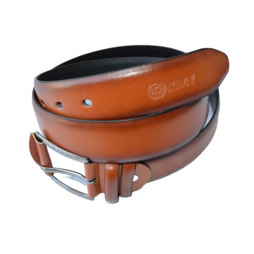 Kimy Men Tan Color Good Quality PU Leather Belt For Men & Boys l Formal Casual Party Wear Belts Buckle l Latest Stylish Design l Modern And Fashionable Unique & Trendy Fancy Artificial Leather Belt| 46 Inches Length| Waist Upto -40