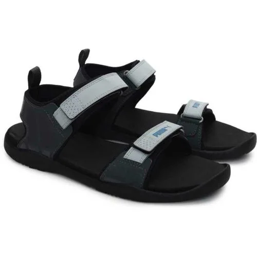 Puma Men's Path Reload Sandal Quarry/Dark Shadow/Mykonos Blue/Black