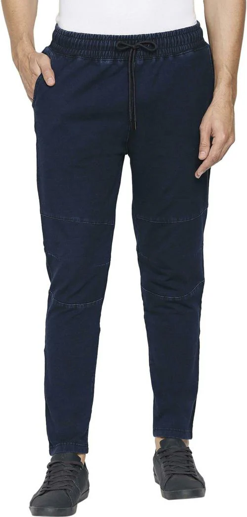 Mufti DENIM DELUXE STRETCH JOGGER DENIMJOGGERS IN BLUE DARK WASH