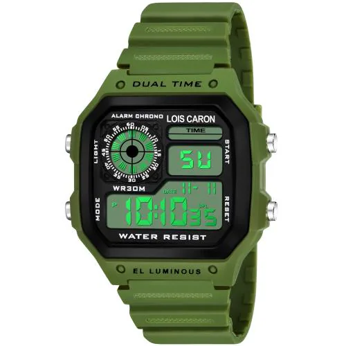 LOIS CARON LCS-1014 DIGITAL SPORTS WATCHES Digital Watch - For Men & Women