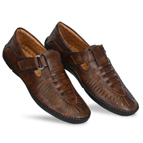 Prolific Men's Casual Floaters & Fisherman Sandals Brown