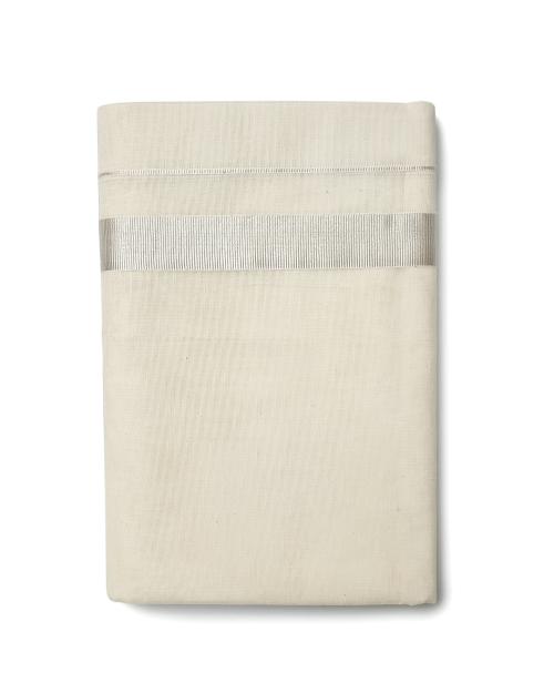 VAIRAVAA TEX | SILVER ZARI | KERALA DHOTI 4.00 METER - 1013