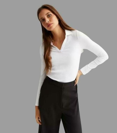 TooLook Casual Solid Women White Top