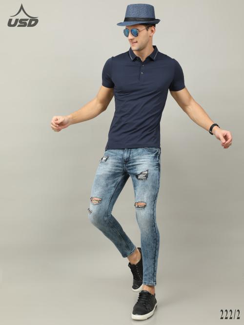 MENS HEAVY TORN JEANS