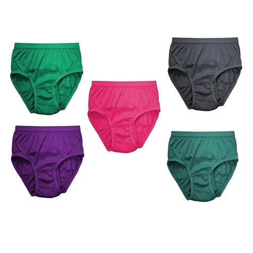 Neoteric Girls Multi-Color Plain Panties - 6 Piece Combo (85 cm)