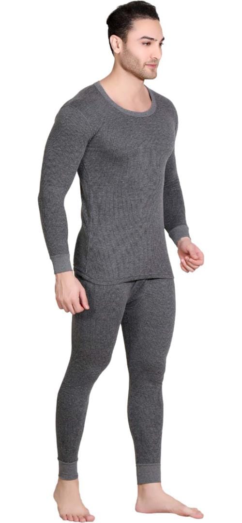 REVEXO Men Polycotton Top - Pyjama Set Thermal - XL
