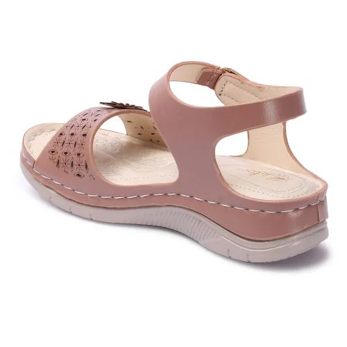 Picktoes trendy comfort Pink heels