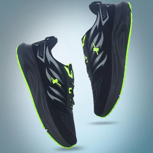 Sparx Black Running Shoes Men SM-873