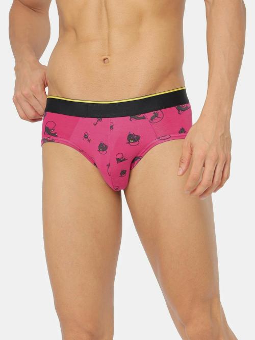 Bummer Undercats Pink Modal Brief for Men