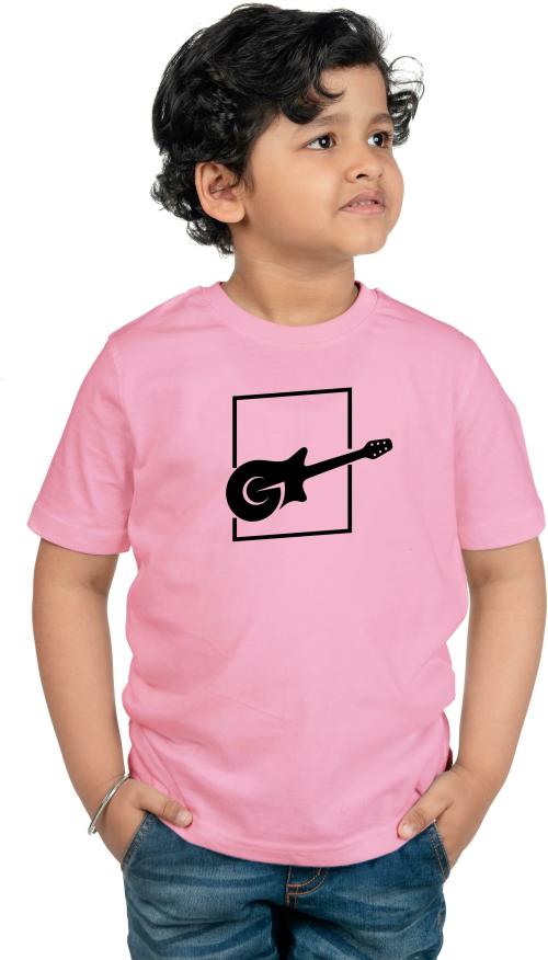 Chombookaa Boys Pink Graphic Tshirt (2-3Y)