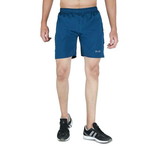 Buttons & Bows Sporty Men's Quick Dry Shorts/Knickers Laser Cut Design with 02 Zip Pocket/Light Weight Quick Dry/Regular Fit/Machine Wash -01 Piece (XL, Navy Blue)