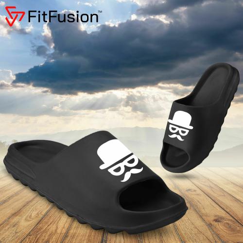 FitFusion Ultra Soft and Comfortable Printed Slide for men ||Mens Slide