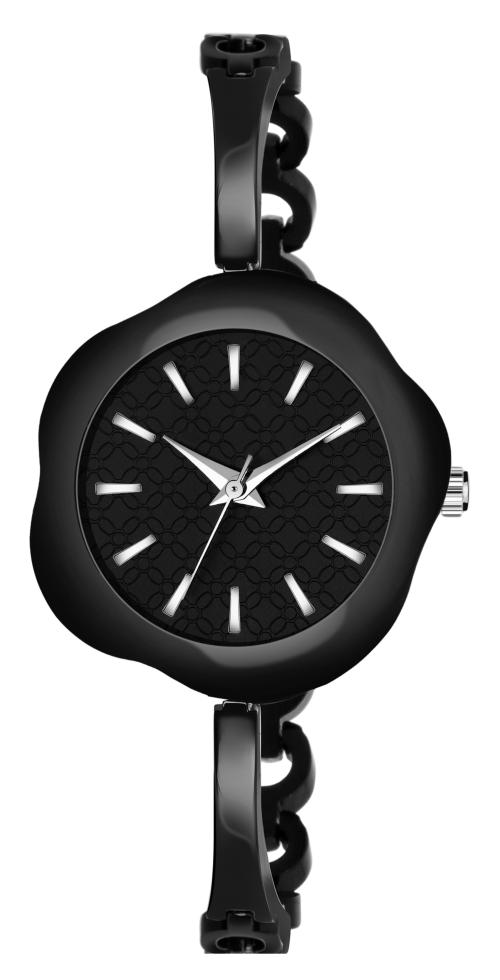 BELARI Designer Unique Full Black Analog Watch for Women & Girls
