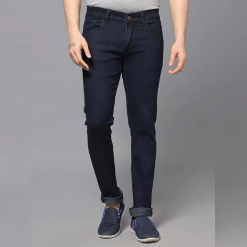 Trendzo Mens Casual Dark Blue Jeans