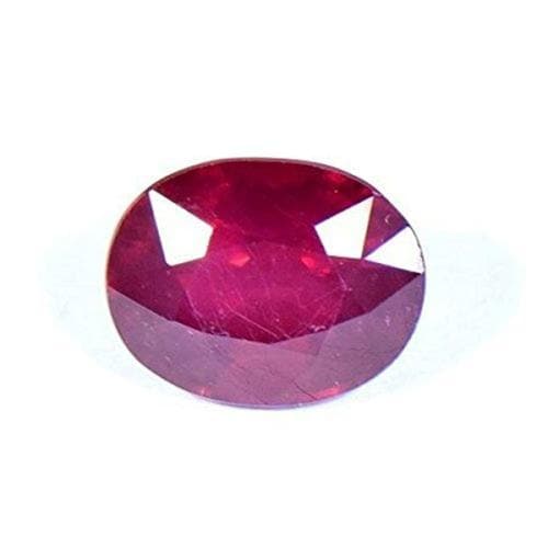Feel Touch Mart 6.75 Ratti Amazing Burma Ruby(Manik) for Ring & Pandent by Lab Certified