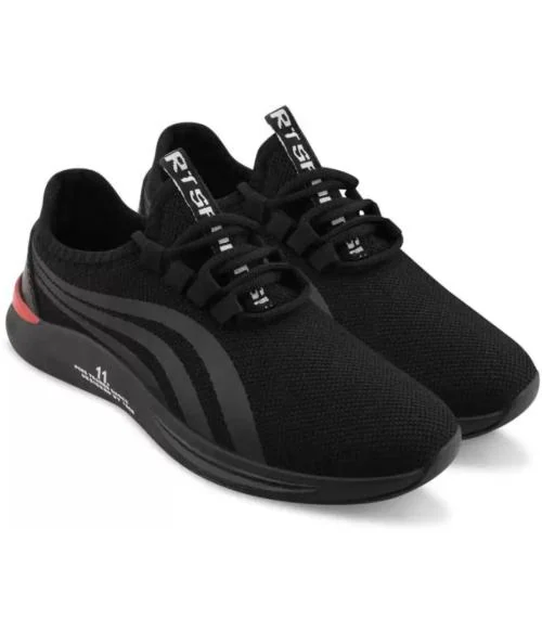 Gronk Smart Light Wight Black Comfortable Sports Shoe