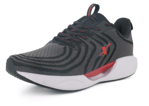 Sparx Black Sports Shoes For Men