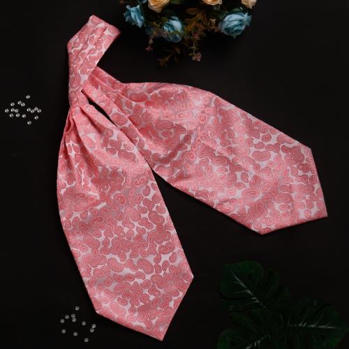 Peluche Dapper Drape Pink Cravat for Men