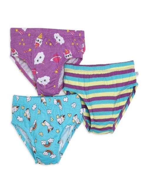 SUPERBOTTOMS Unisex Cotton Modal Pack Of 3 Unicorn Dreams Briefs