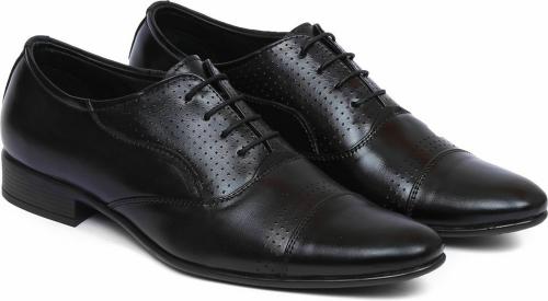 Field Care Men Lace-Ups Formal Shoes (Black) - 6 UK